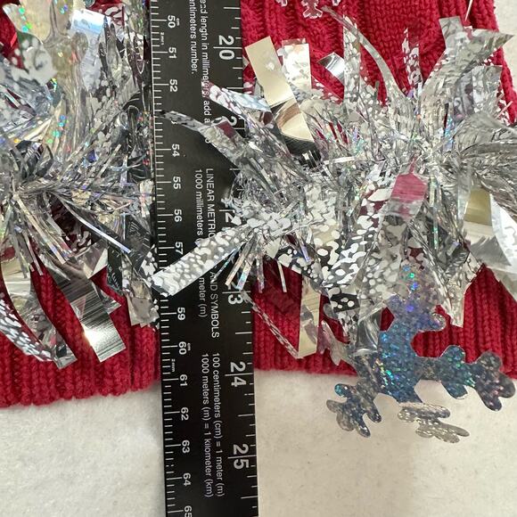 Ugly Christmas Sweater Red Festive Women's Sweater - Picture 5 of 5